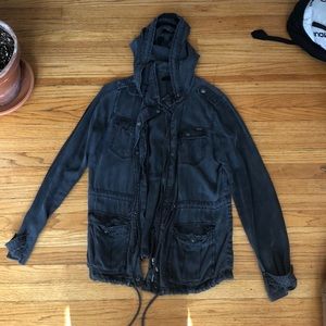 Max Jeans black utility jacket